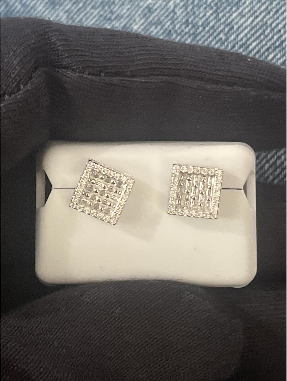 Moissanite, pure 925 sterling silver